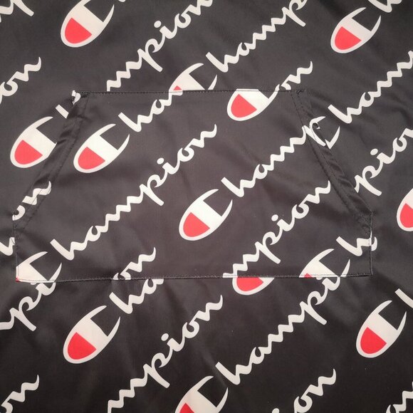 Champion Ladies Size XL Black White & Red Cold Shoulder Dress with Hood - Picture 7 of 11